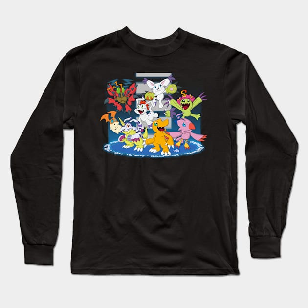 Digimon Adventure Long Sleeve T-Shirt by soldominotees